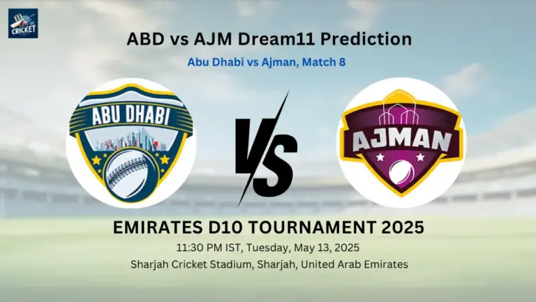 ABD vs AJM Dream11 Prediction