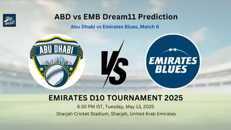 ABD vs EMB Dream11 Prediction