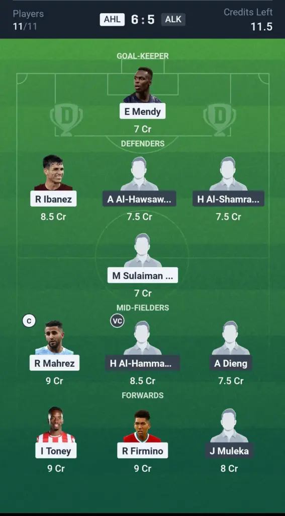 AHL vs ALK SL team