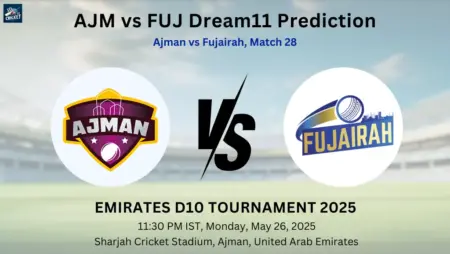 AJM vs FUJ Dream11 Prediction
