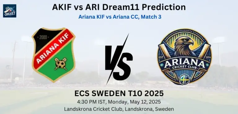 AKIF vs ARI Dream11 Prediction