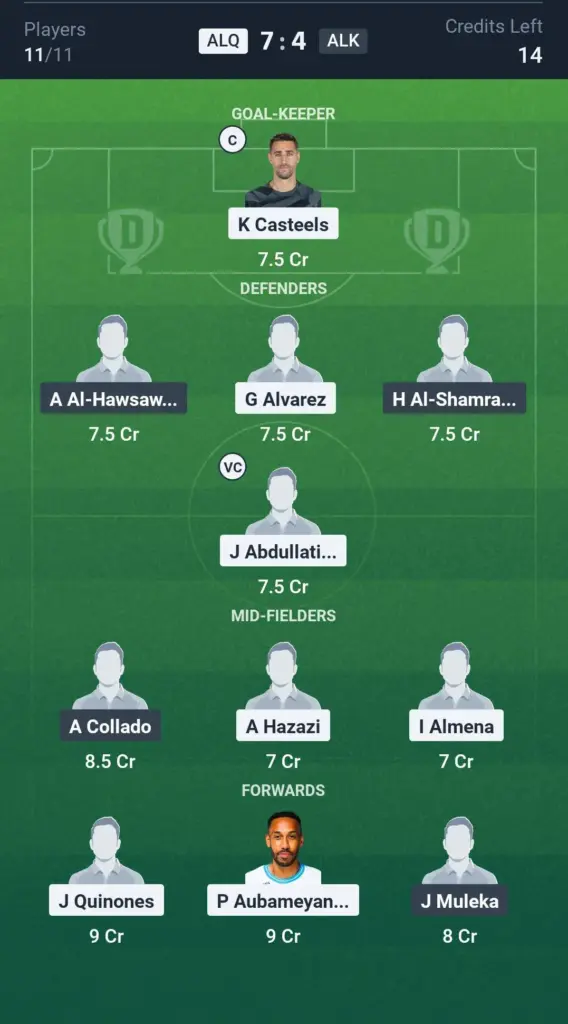 ALQ vs ALK Small League Team