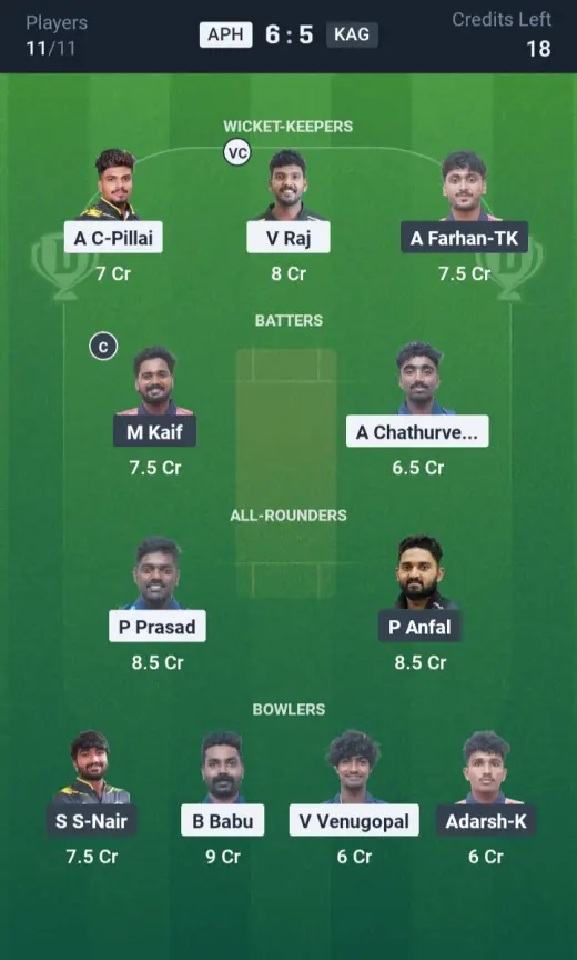 APH vs KAG Small League Team