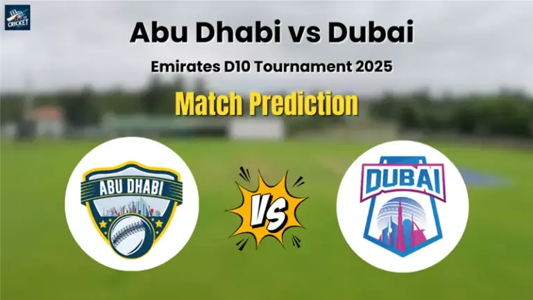 Abu Dhabi vs Dubai Match Prediction