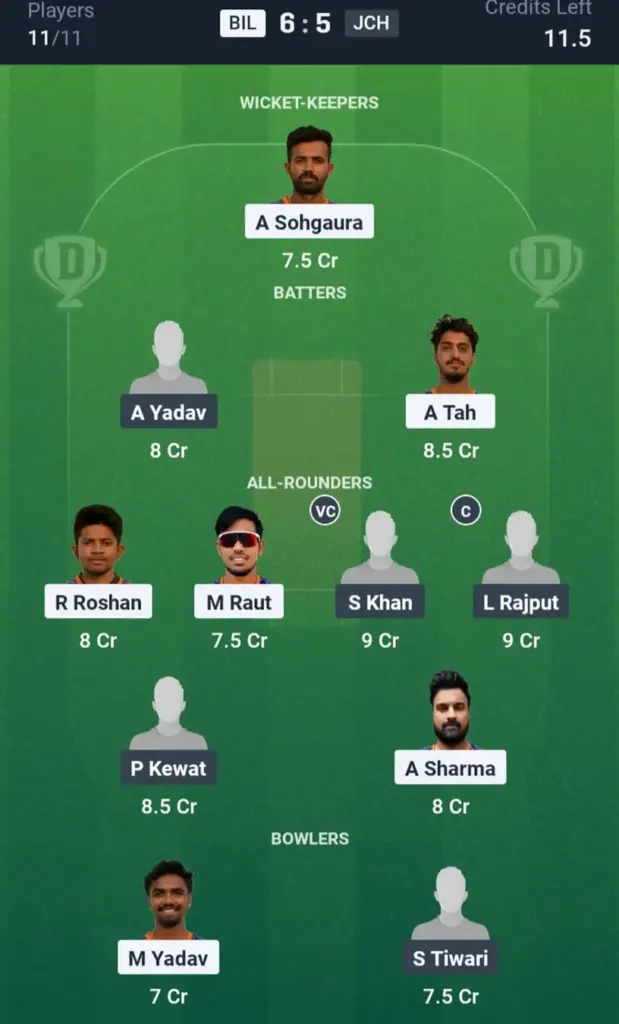 BIL vs JCH Grand League Team
