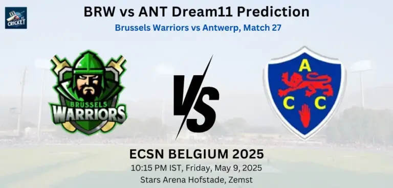 BRW vs ANT Dream11 Prediction