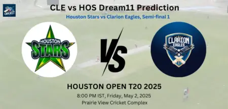 CLE vs HOS Dream11 Prediction