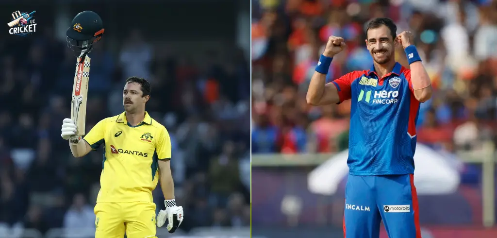 Travis Head against Mitchell Starc