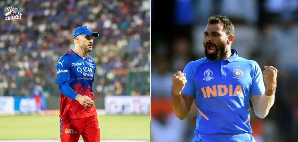 Faf du Plessis vs. Mohammed Shami