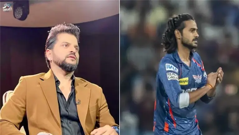 Digvesh Rathee and Suresh Raina