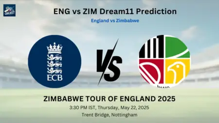 ENG vs ZIM Dream11 Prediction
