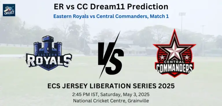 ER vs CC Dream11 Prediction