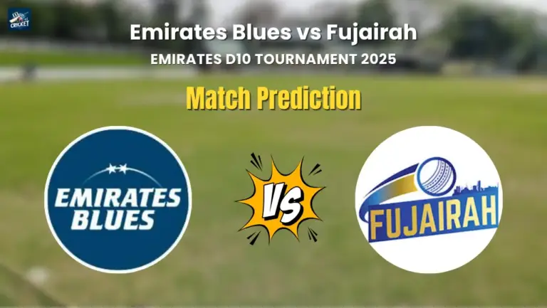 Emirates Blues vs Fujairah Match Prediction