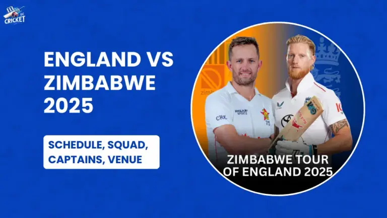 England vs Zimbabwe 2025 Test Match
