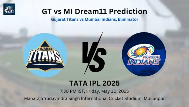GT vs MI Dream11 Prediction