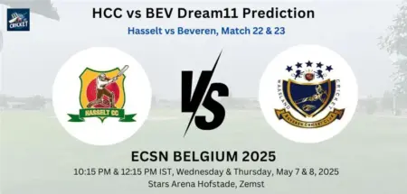 HCC vs BEV Dream11 P0rediction