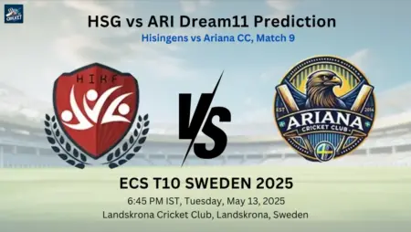 HSG vs ARI Dream11 Prediction