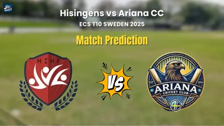 Hisingens vs Ariana CC Match Prediction