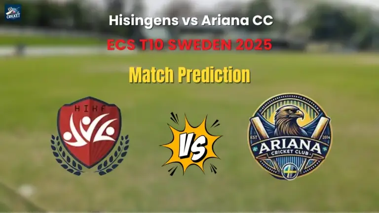 Hisingens vs Ariana CC Match Prediction