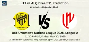 ITT vs ALQ Dream11 Prediction