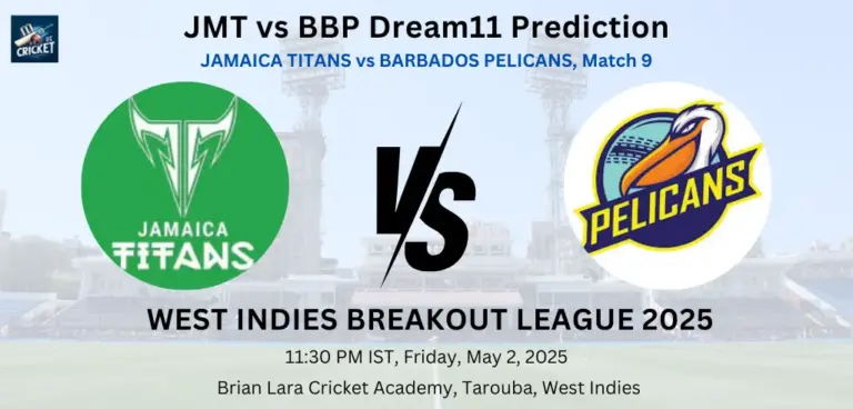 JMT vs BBP Dream11 Prediction