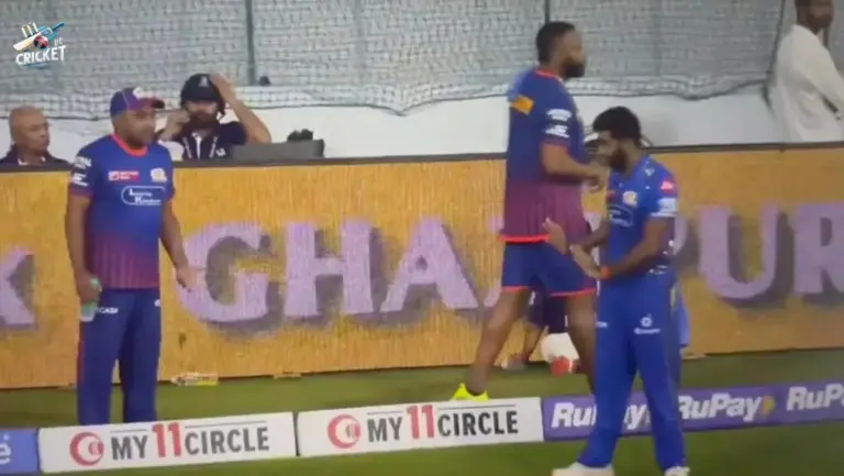 Jasprit Bumrah’s gesture to Mahela Jayawardene