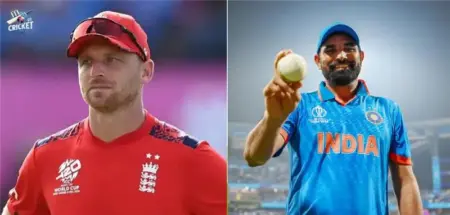 Jos Buttler vs shami