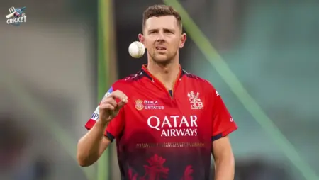 Josh Hazelwood going to play today's match