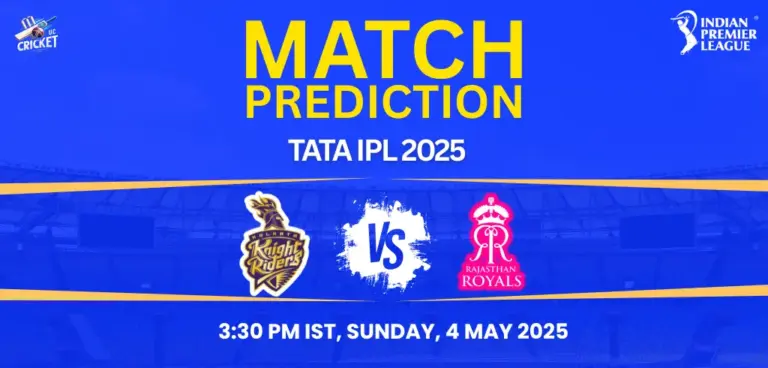 KKR vs RR Match Prediction