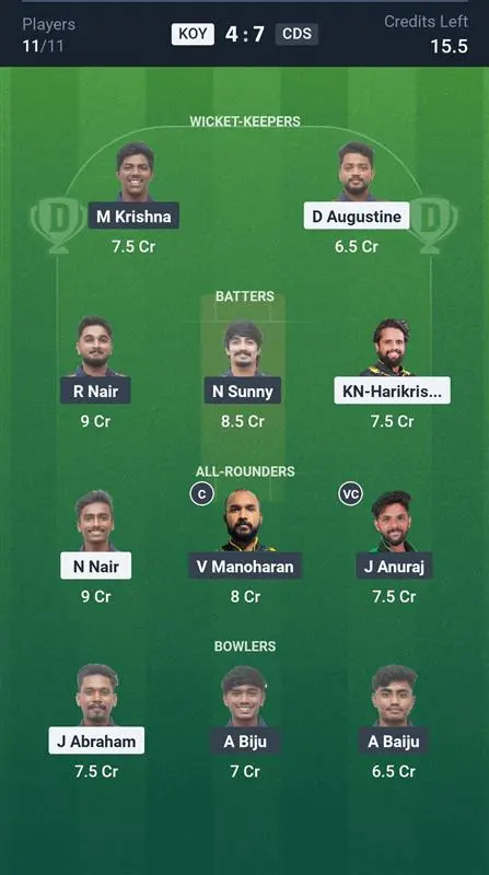 KOY vs CDS Small League Team