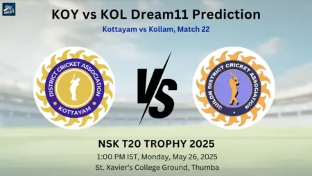KOY vs KOL Dream11 Prediction