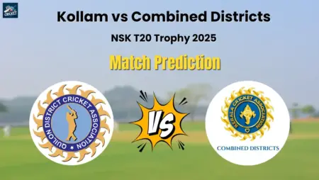 Kollam vs Combined Districts Match Prediction