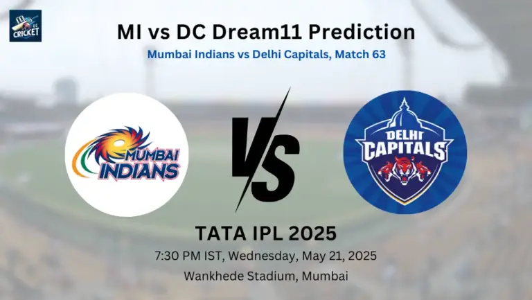MI vs DC Dream11 Prediction