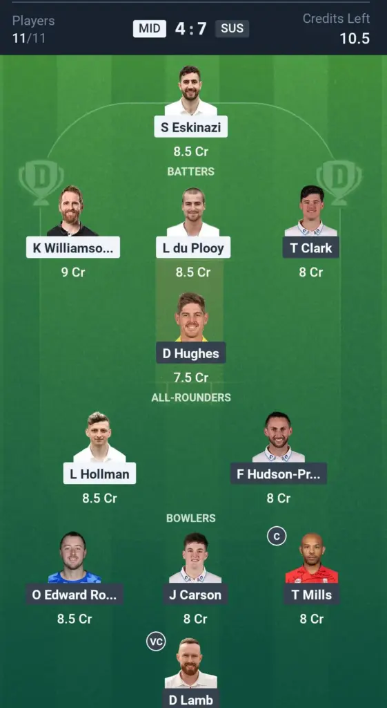 MID vs SUS Small League Team