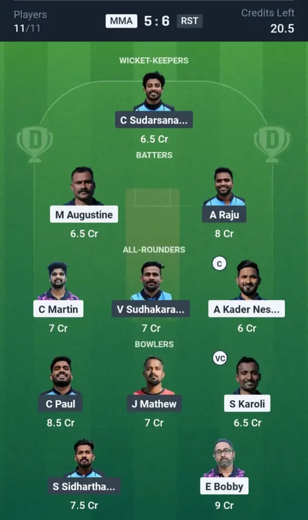 MMA vs RST Grand League Team