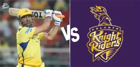 MS Dhoni vs Kolkata Knight Riders