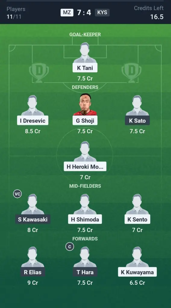 MZ vs KYS Small League Team