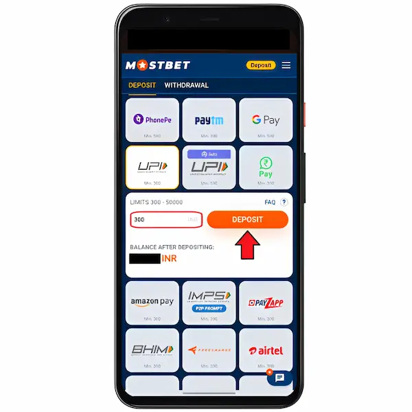Make a Qualifying Deposit & Claim the Mostbet Bonus
