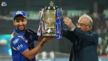 Mumbai Indians celebrate first IPL title win in 2013 under Rohit Sharma