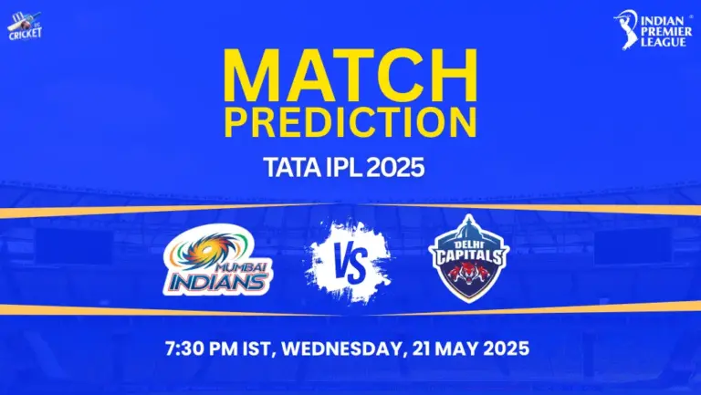 Mumbai Indians vs Delhi Capitals Match Prediction