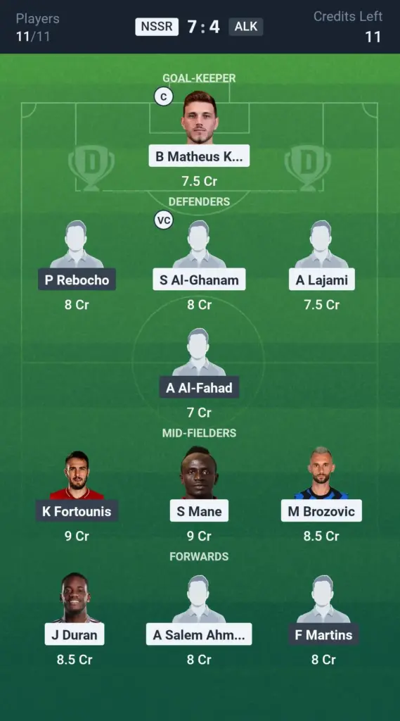 NSSR vs ALK Small League Team