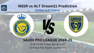 NSSR vs ALT Dream11 Prediction