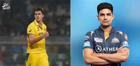 Pat Cummins vs Shubman Gill