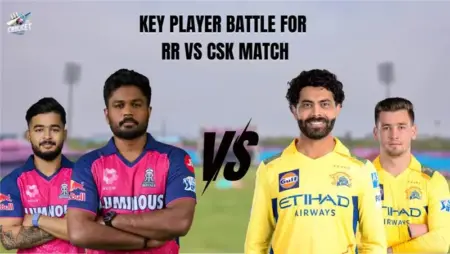 Player Battles in RR vs CSK IPL 2025 Clash