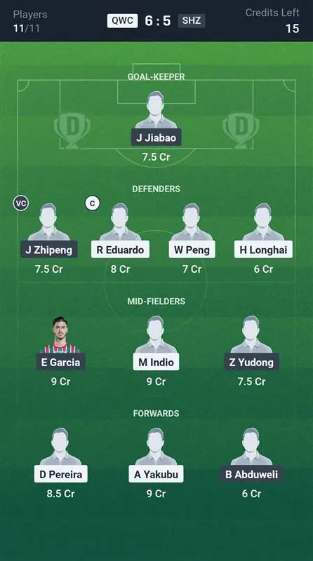 QWC vs SHZ Small League Team
