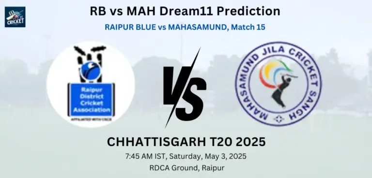 RB vs MAH Dream11 Prediction