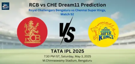 RCB vs CHE Dream11 Prediction