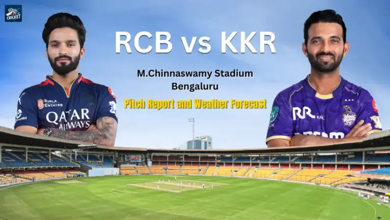 RCB vs KKR Pitch Report