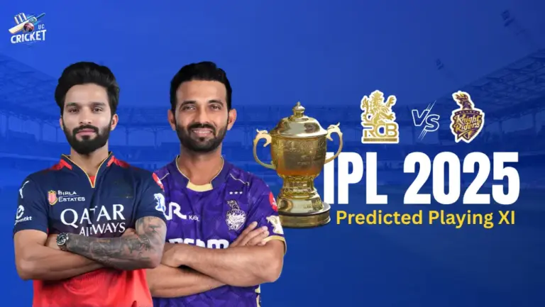 RCB vs KKR Playing 11