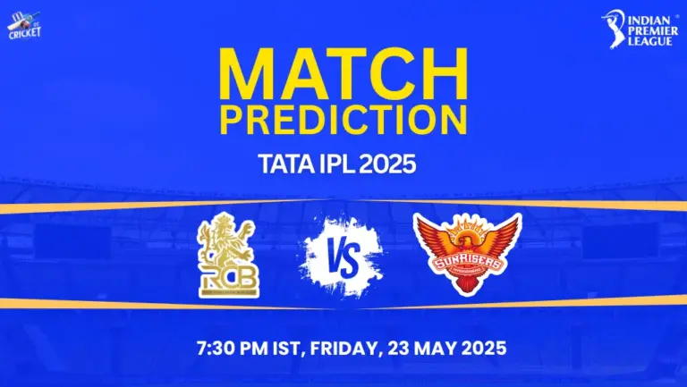 RCB vs SRH Match Prediction